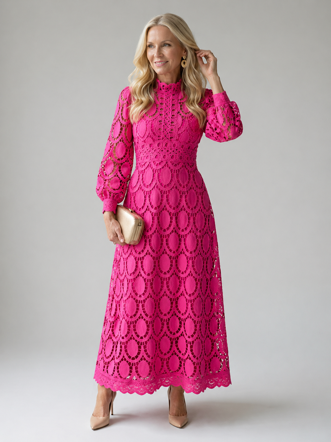 Lace Midi Dress