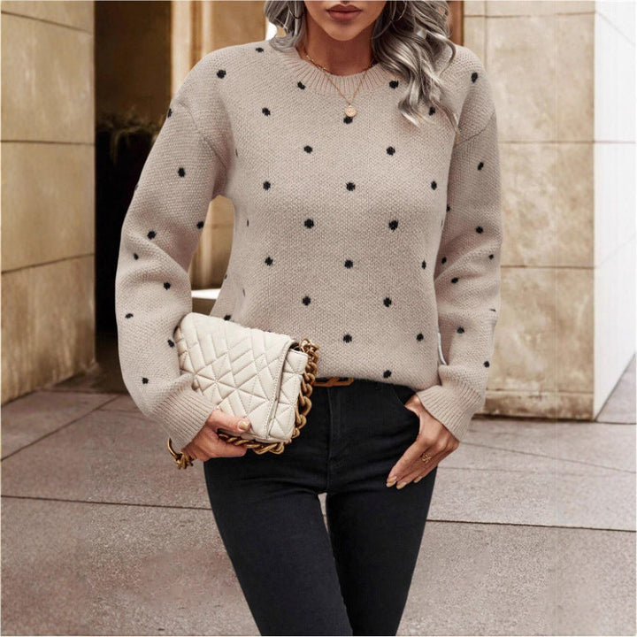 MAEVE | Polka Dot Sweater - 