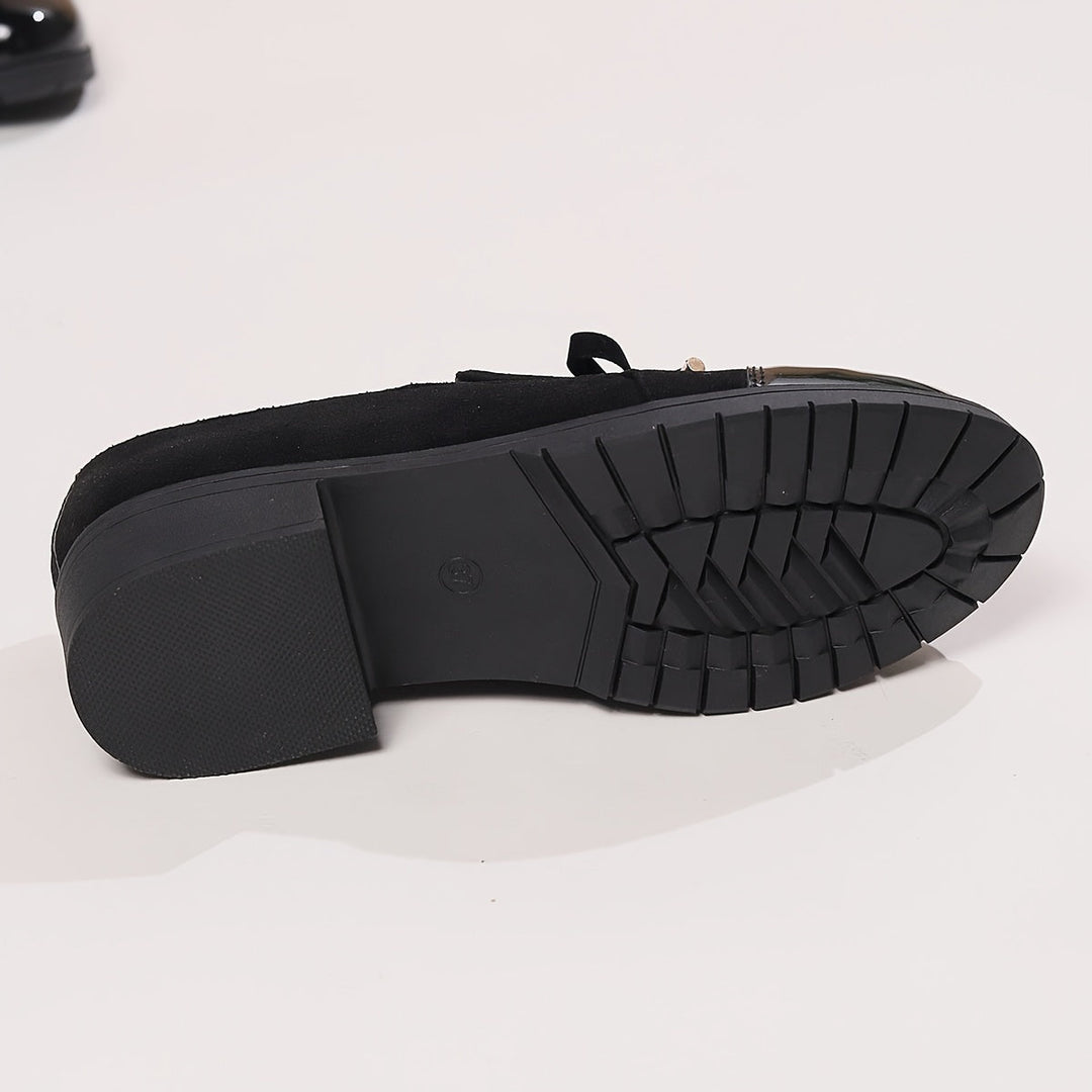 Camille | Comfort Loafers with Patent Toe