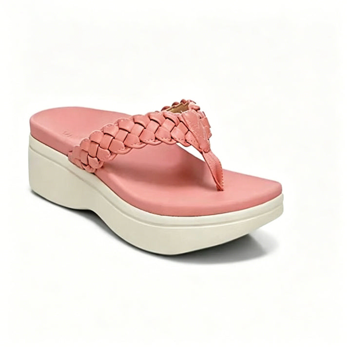 Odalys | Women's Braided Platform Flip-Flops Sandals