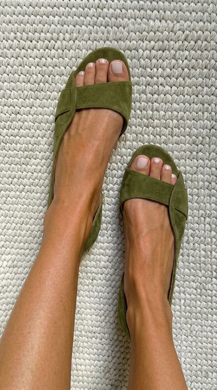 Minoesa | Suede Slingback Sandal