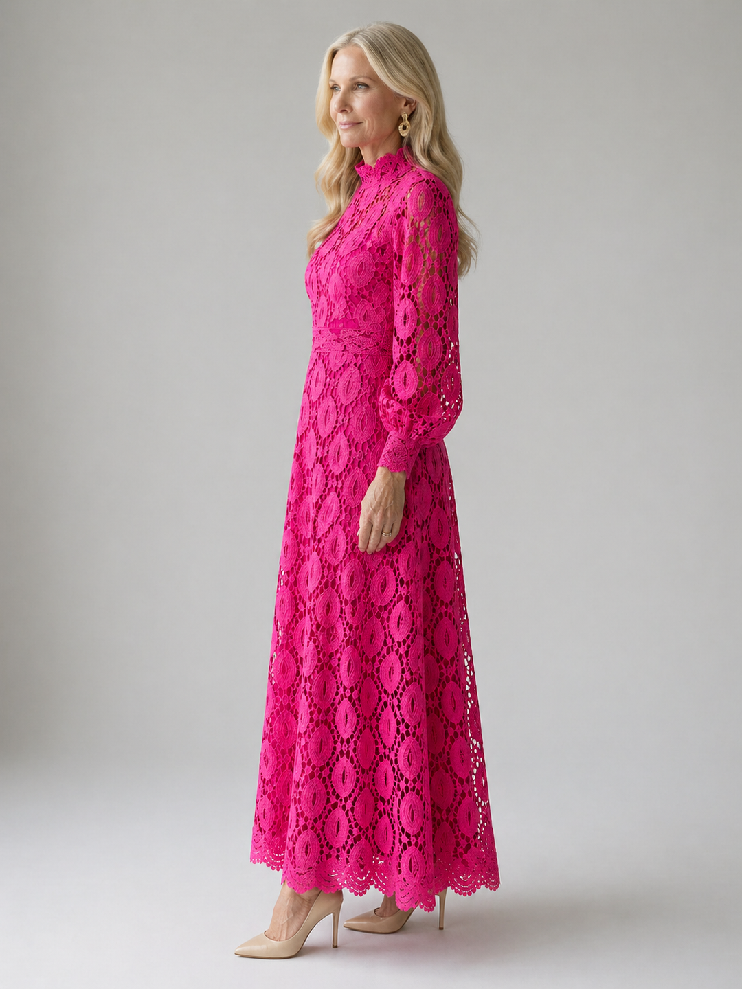Lace Midi Dress