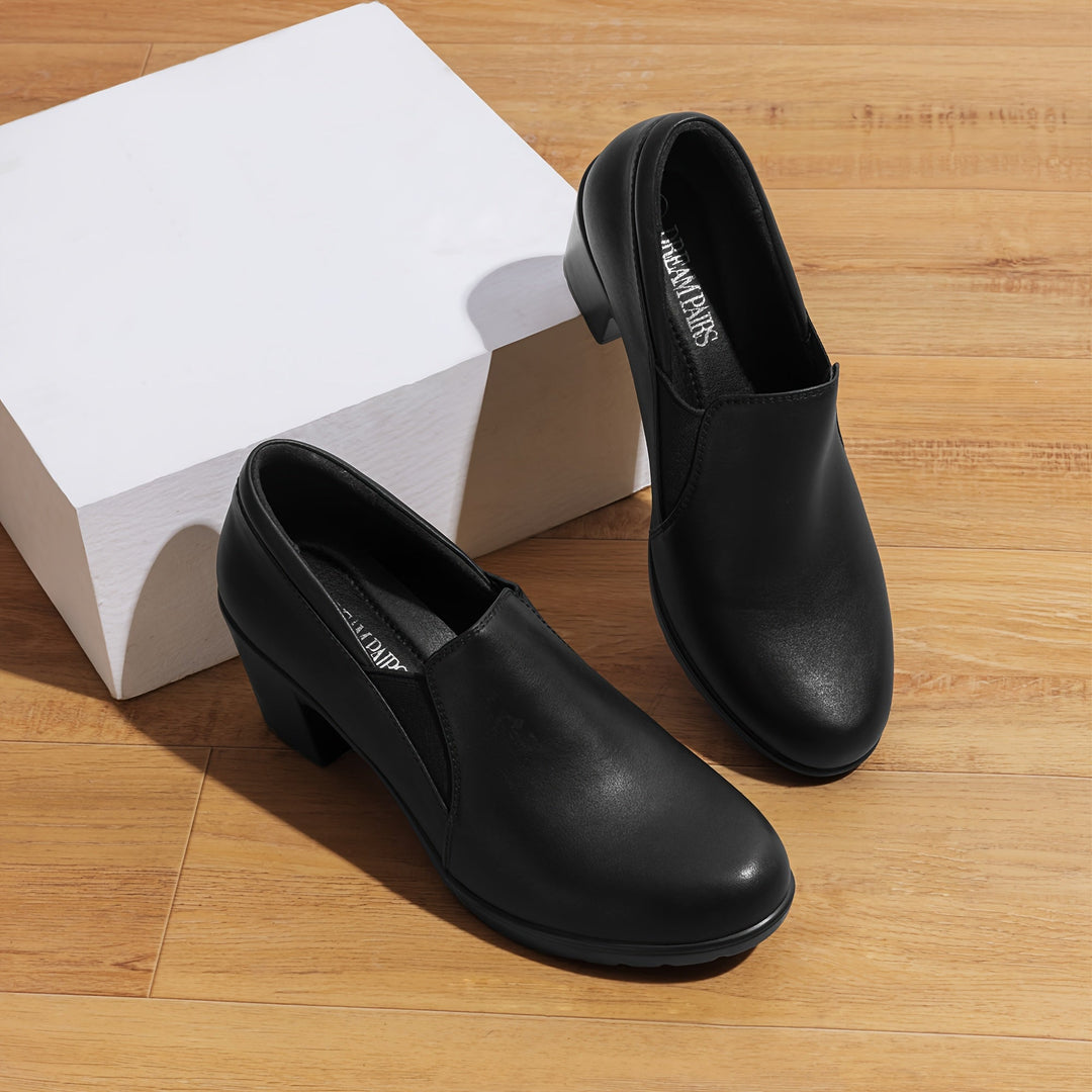 Margot | Comfort Block-Heel Loafers