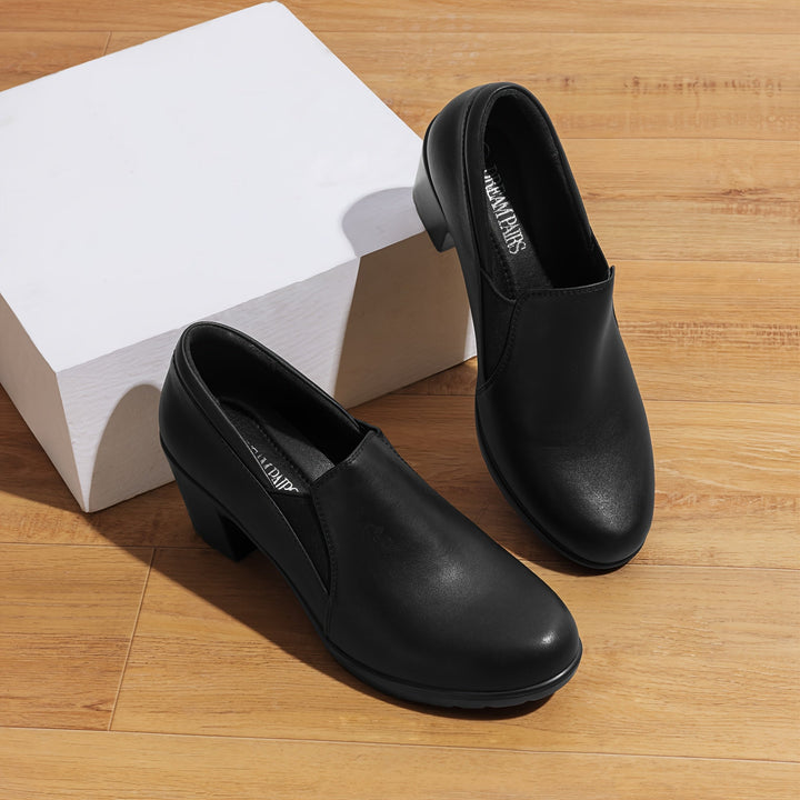 Margot | Comfort Block-Heel Loafers