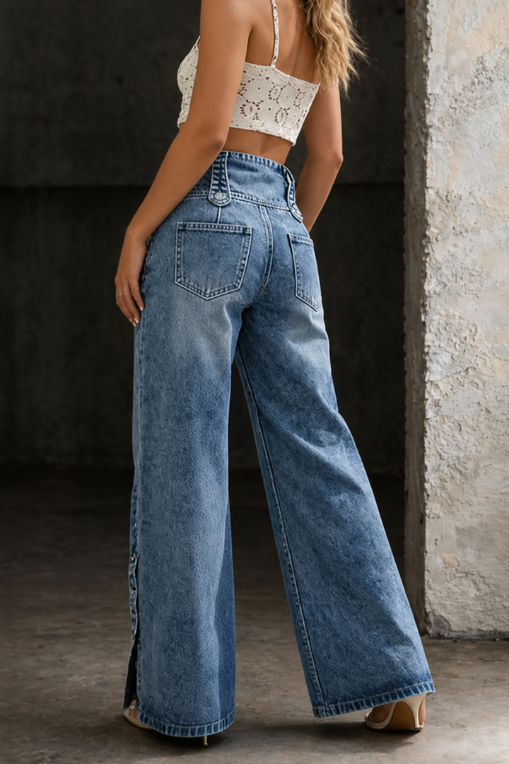Mia | Jeans Vita Alta with Spacco