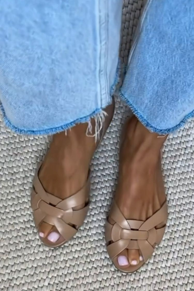 Marg | Simple Braided Summer Sandals