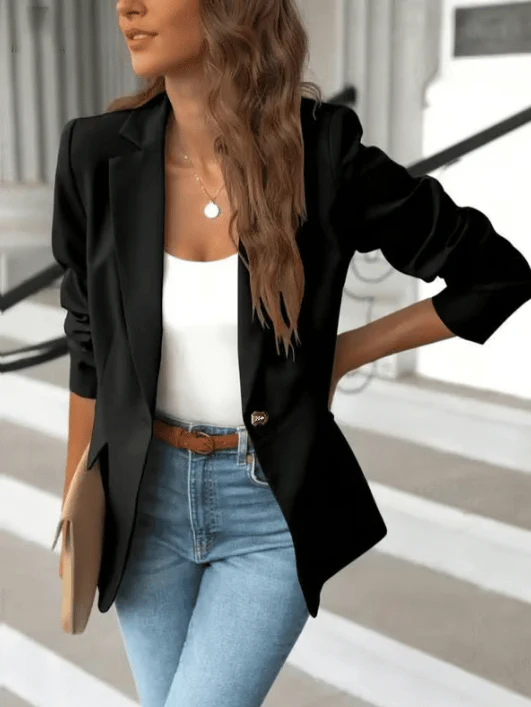 Camille | Formal Blazer - Abricot