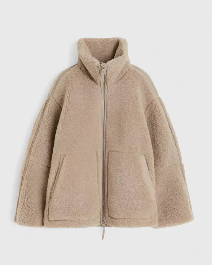Tia | Comfortable Jacket - Brown