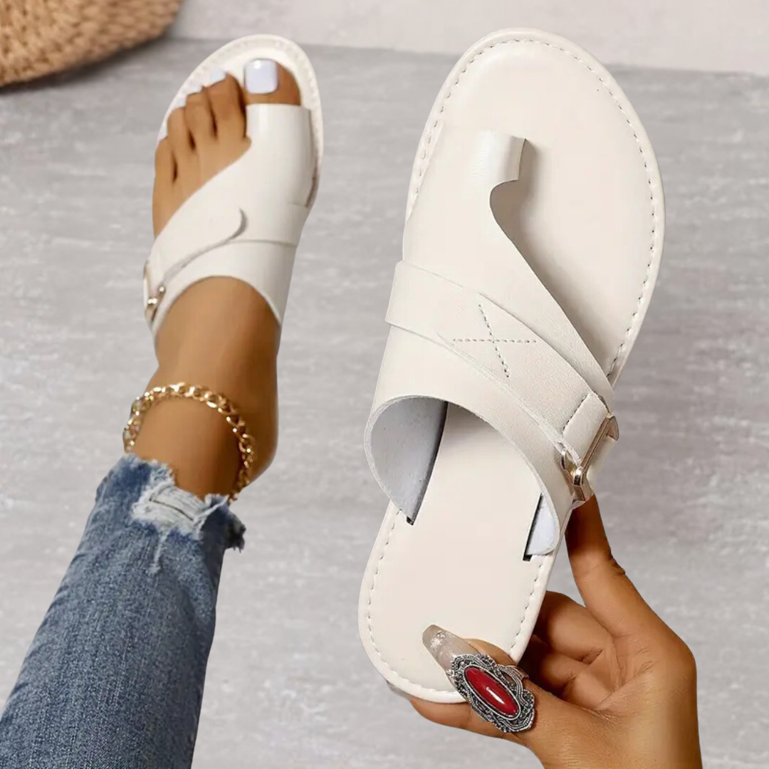 Elsie | Sandals - White