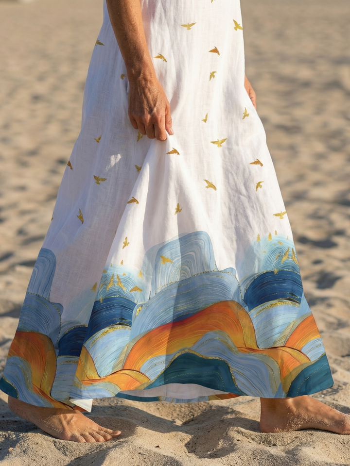 Caelia | Maxi Dress a Linea Soft