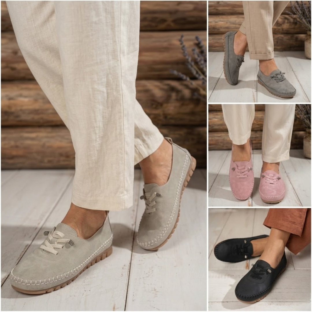 Celiane | Loafers Souples A Sole Ergonomic - 