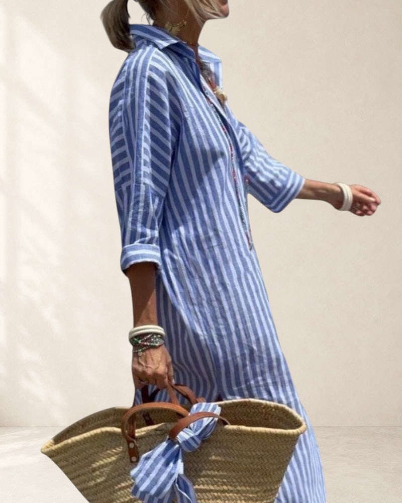 Ellen | Classic Striped Dress