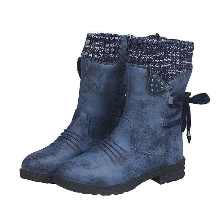 Verena | Premium Orthopaedic Waterproof Mid-Calf Boots: Easy-Zip Pain Relief Walking Shoes