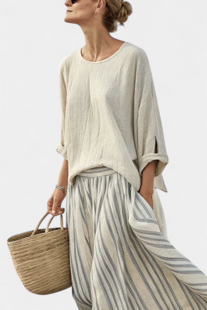 Aurcyn | Comfortable Blouse & Skirt