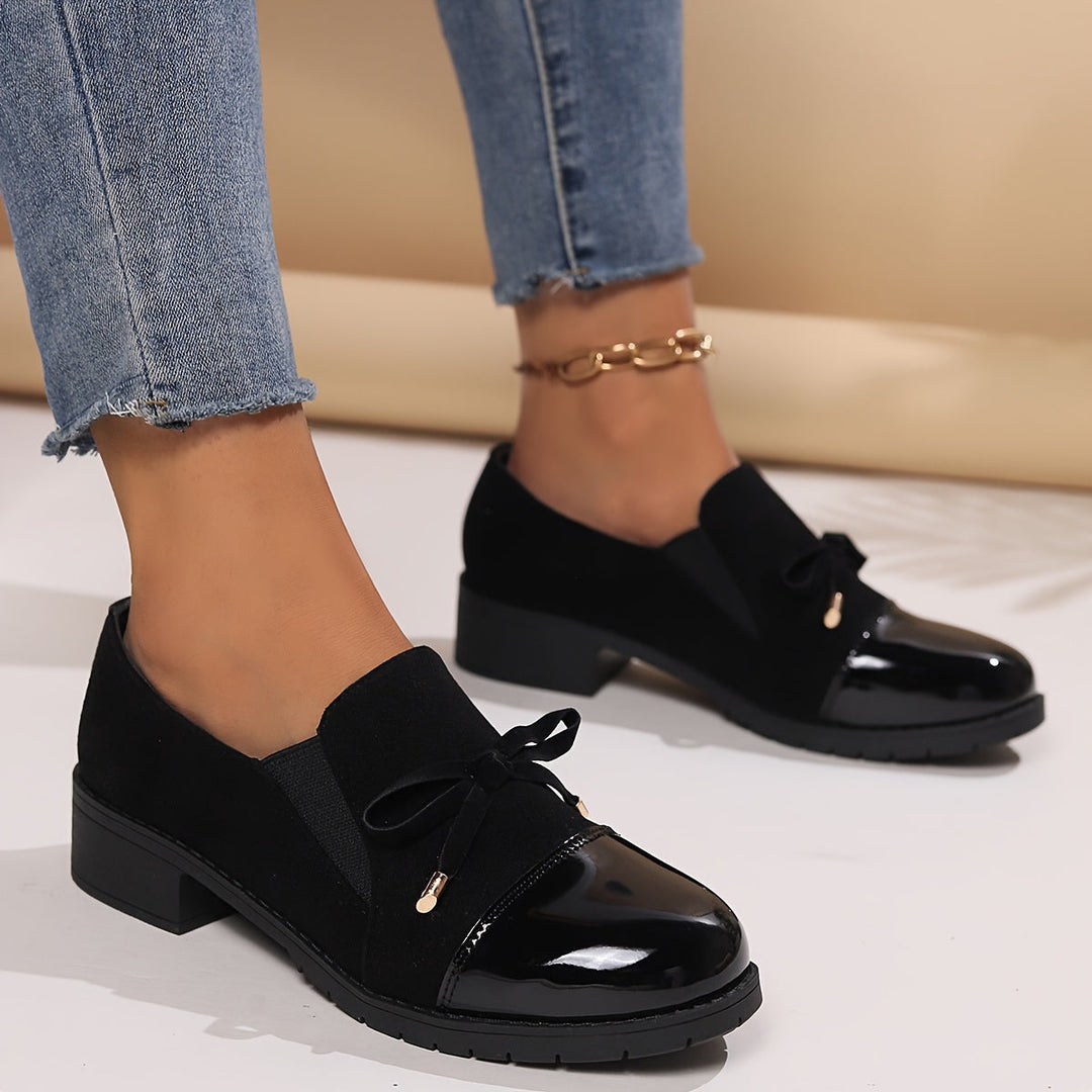 Camille | Comfort Loafers with Patent Toe