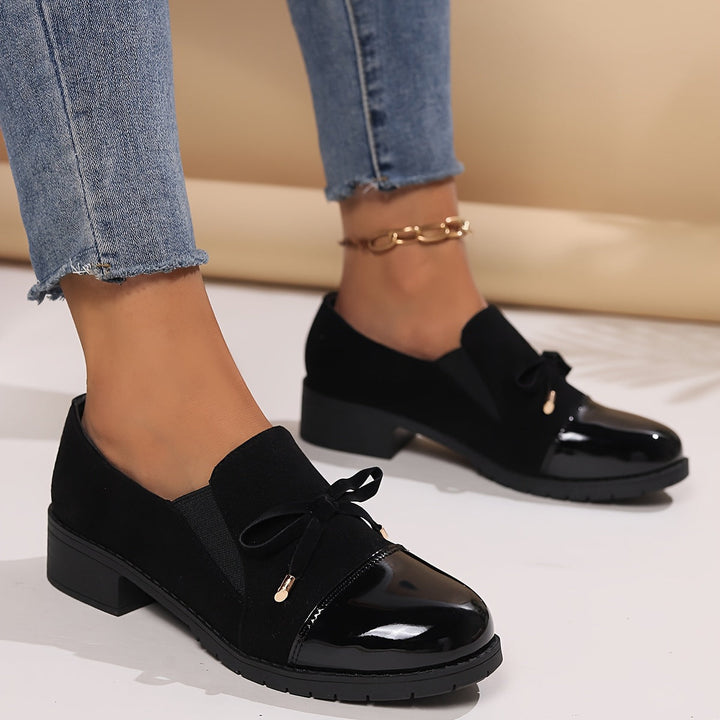 Camille | Comfort Loafers with Patent Toe