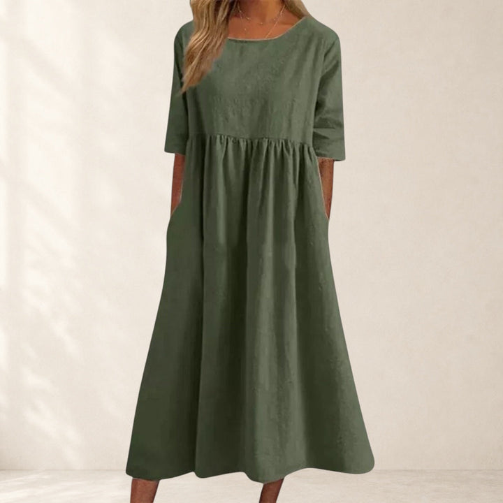Haisley | Elegant Short-Sleeved Dress