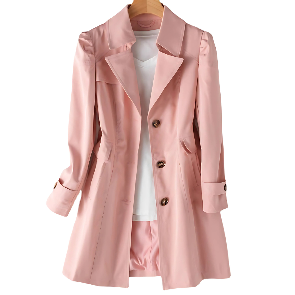Sophie | Classic Trench Coat with Elegant Lines - 