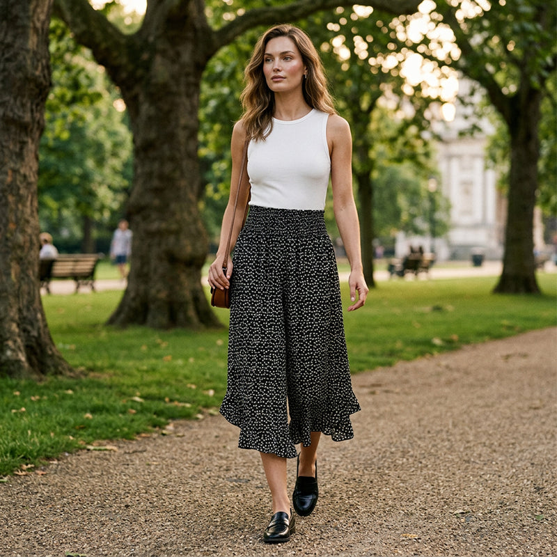 Augusta | Flowy High Waist Pants