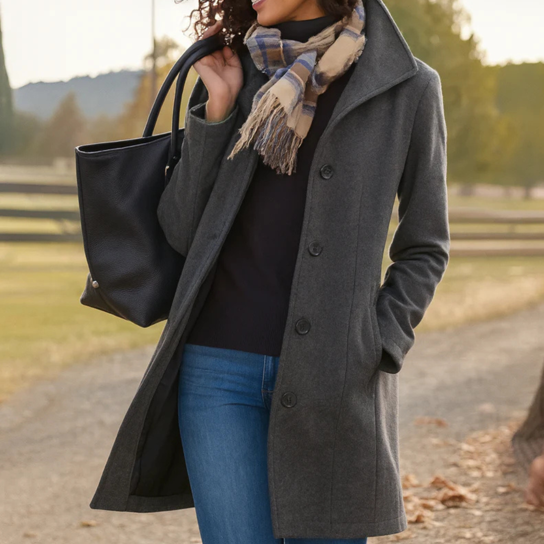 Serena | Timeless Heritage Coat - Grey