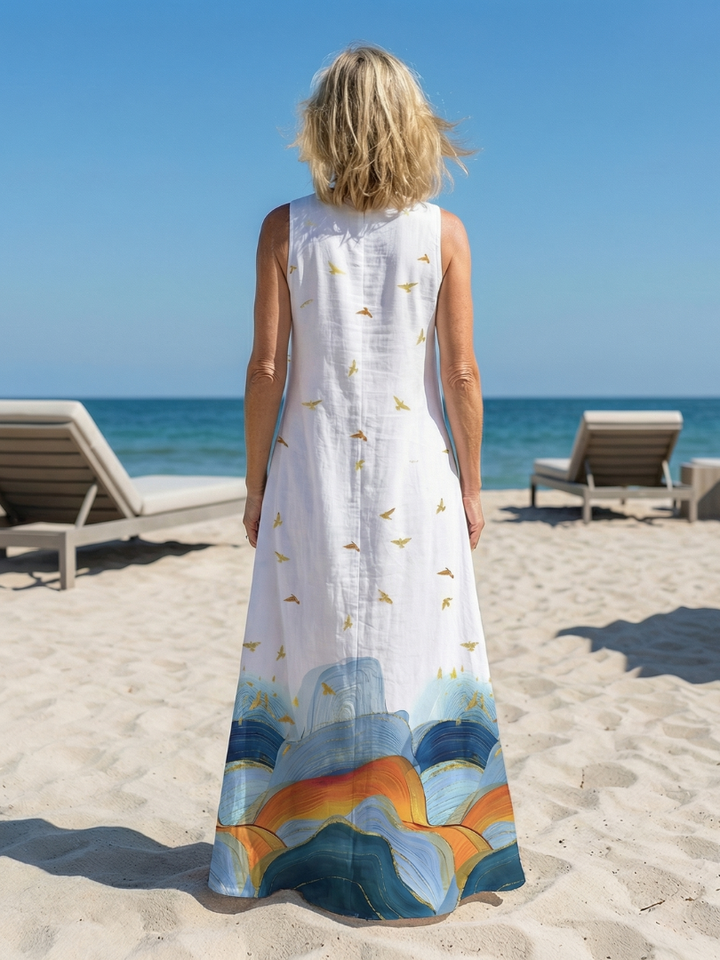 Caelia | Maxi Dress a Linea Soft