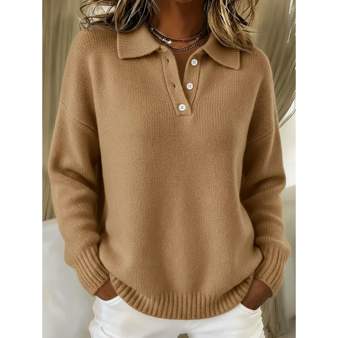 Maren | Cozy Comfort Jumper - Camel
