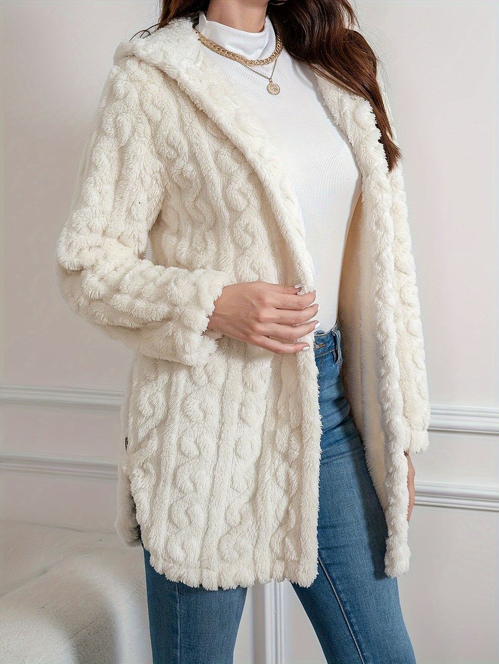 Josephine | Jacket Texturée Douillette - Red