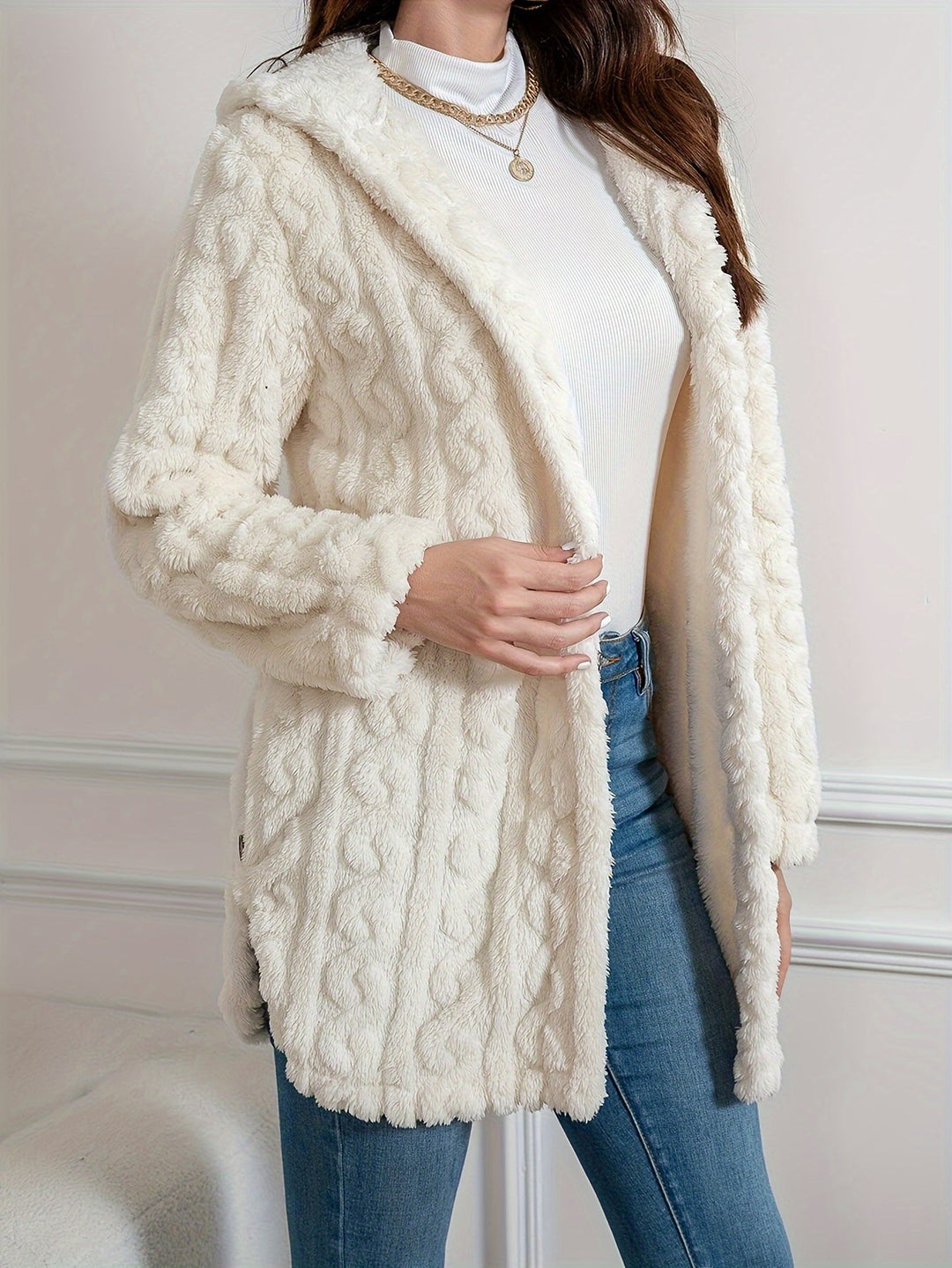 Josephine | Jacket Texturée Douillette - Red