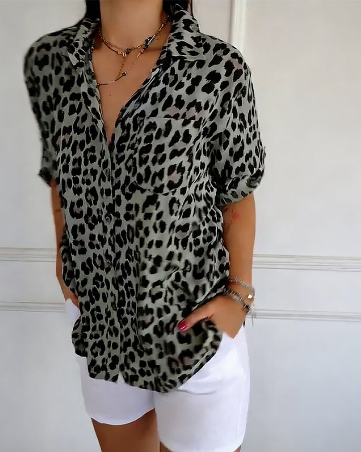 Susan | Leopard Stampa Blouse
