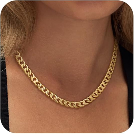 Necklace chunky a maillons cubains