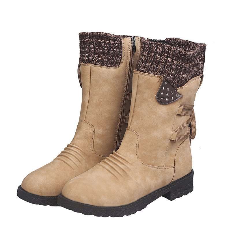 Verena | Premium Orthopaedic Waterproof Mid-Calf Boots: Easy-Zip Pain Relief Walking Shoes