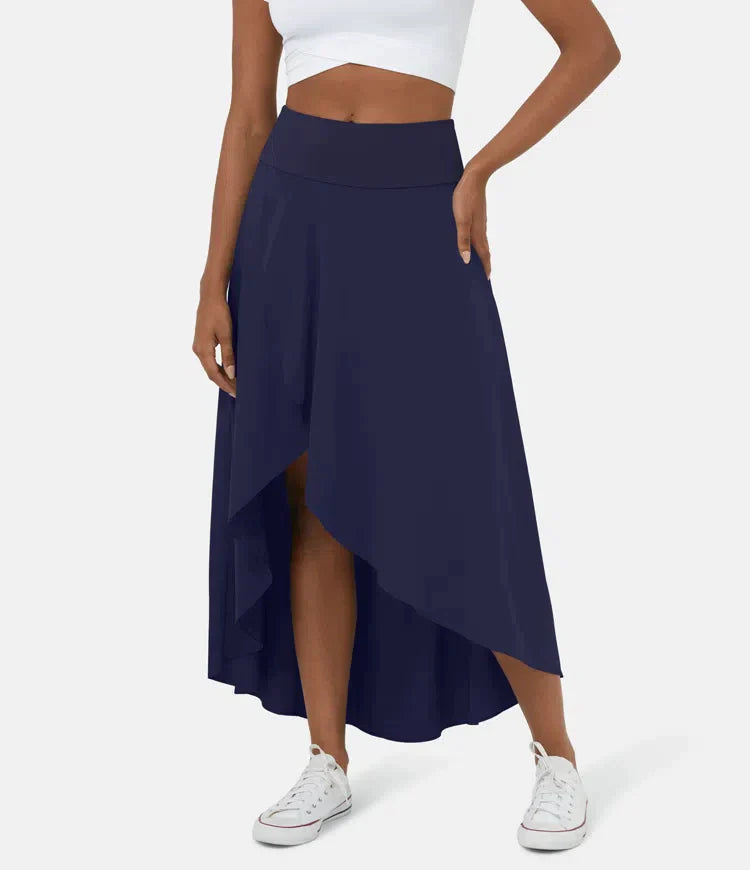 Amelie | Elegant Asymmetric Midi Skirt