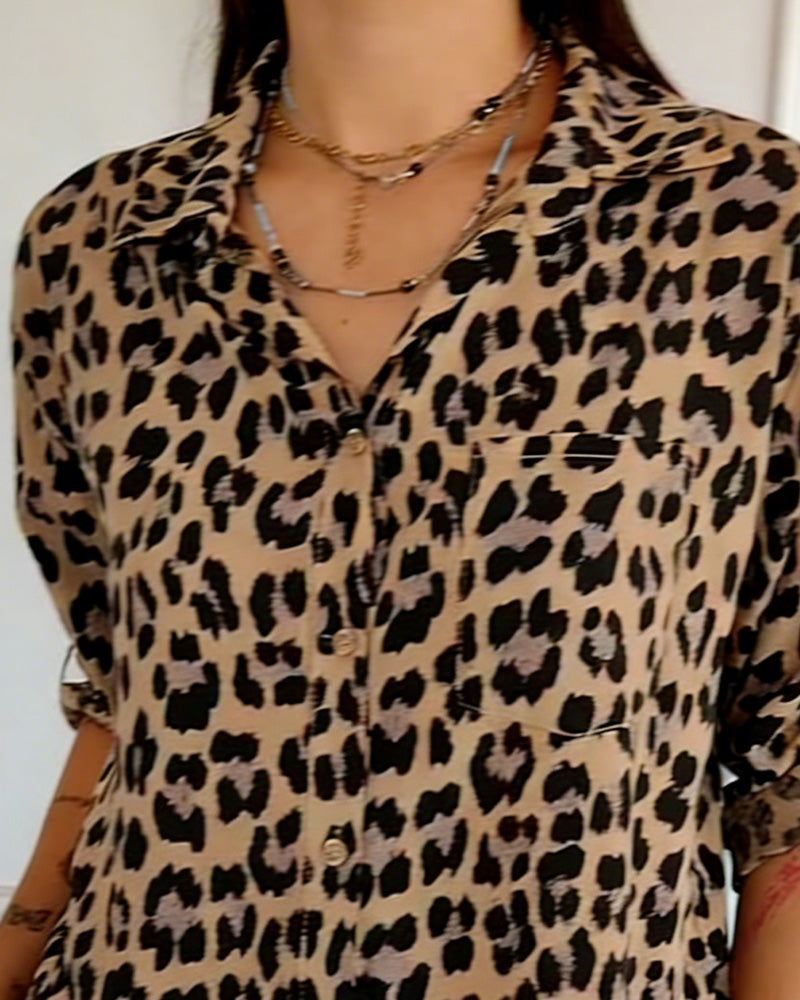 Susan | Leopard Stampa Blouse