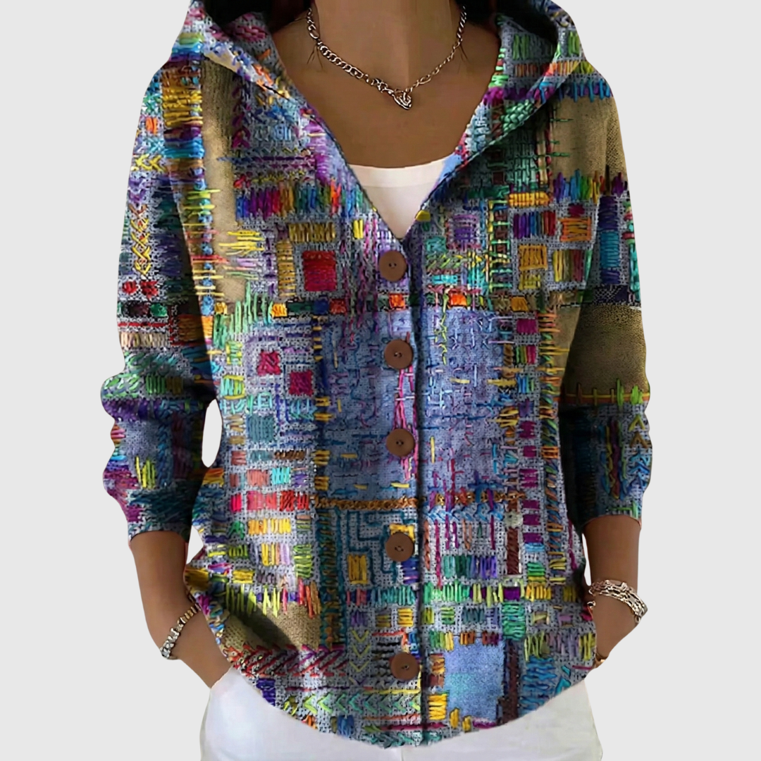 Marinella | Hooded Knit Cardigan - Helen & Olivia Manhattan