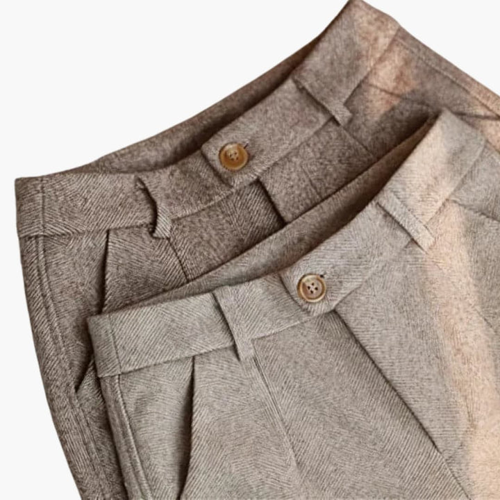 Sibyl | Tailored Straight Leg Pants with Pockets