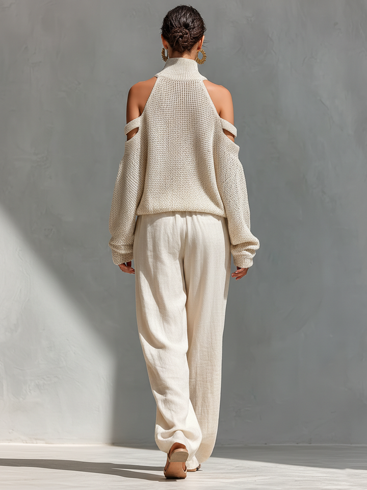 Astrid | Off-Shoulder Knit Completo