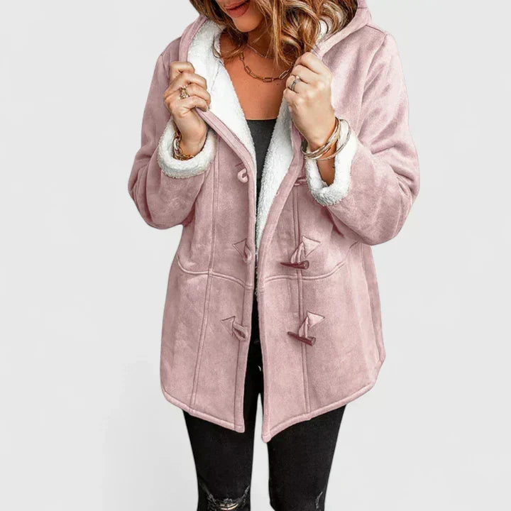 Ziah | Comfortable Coat - Pink