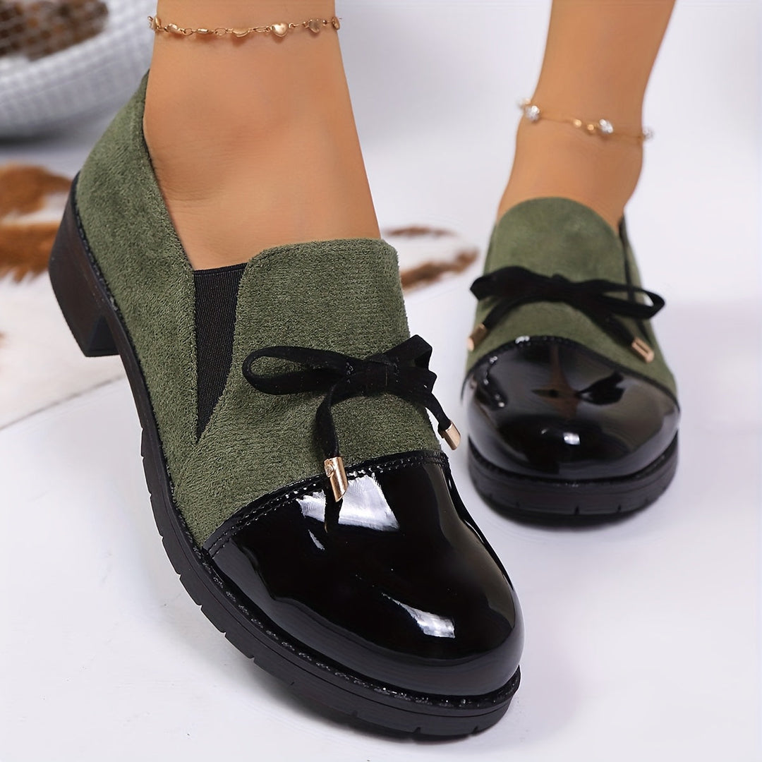 Camille | Comfort Loafers with Patent Toe