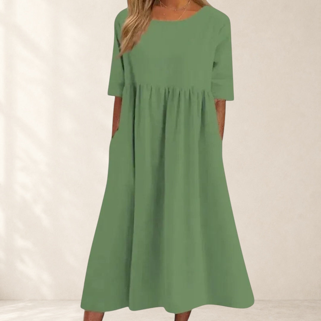Haisley | Elegant Short-Sleeved Dress