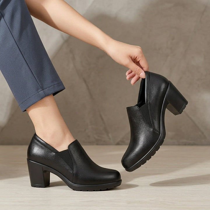 Margot | Comfort Block-Heel Loafers