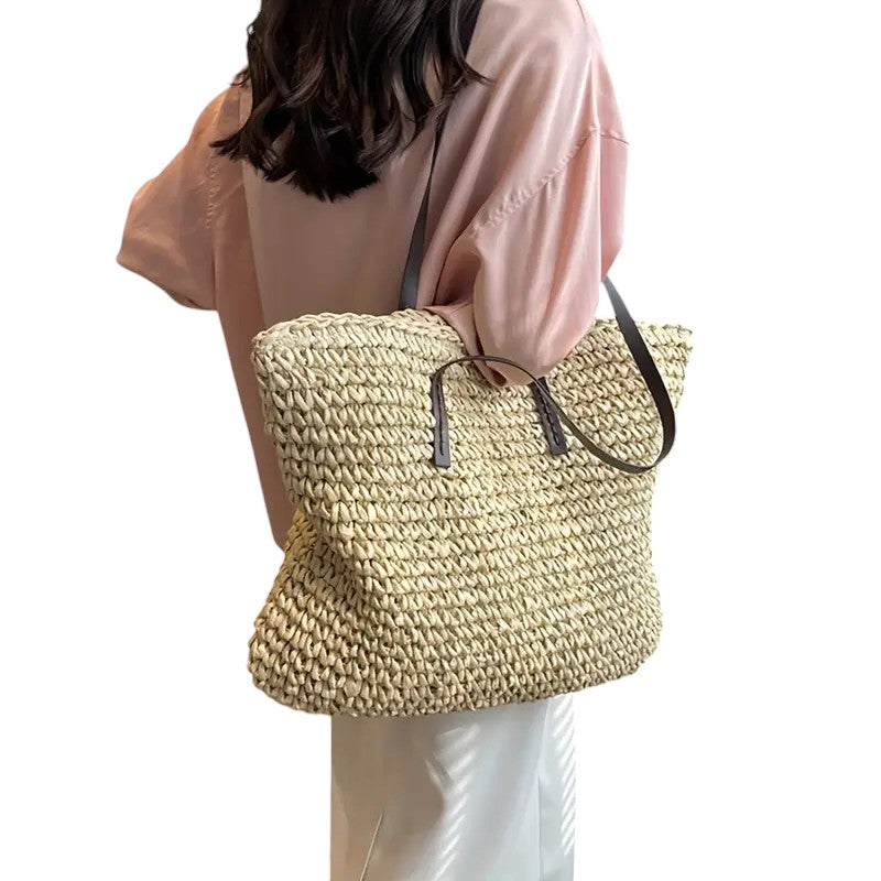 Nyssandra | Relaxed Leather Tote Bag