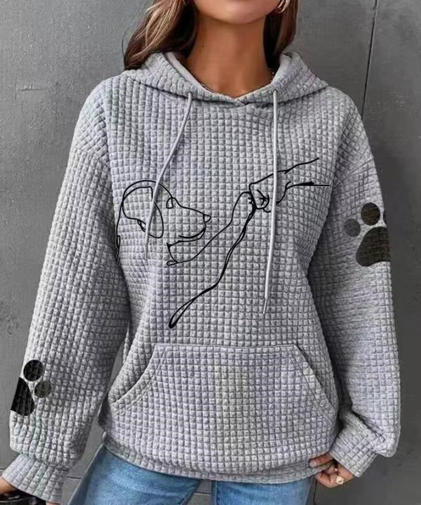 LAYLA | Furry Friend Hoodie - Green