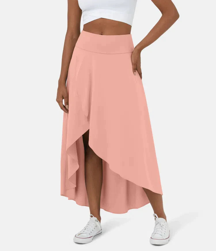 Amelie | Elegant Asymmetric Midi Skirt