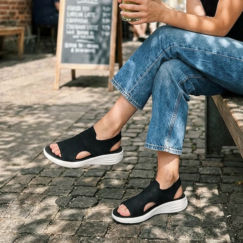 Anita | Breathable Platform Sandals - Helen & Olivia Manhattan