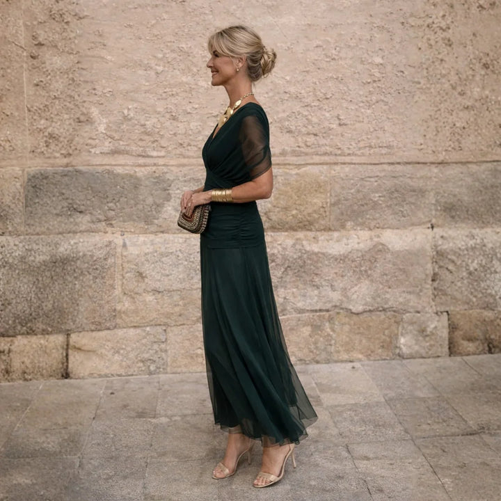 ELIZA – ELEGANT GREEN DRESS
