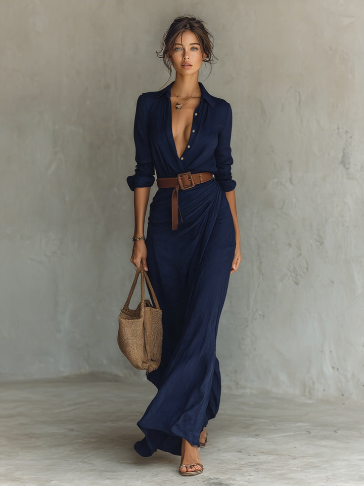 Leonie | Elegantes Maxi Kleid - Helen & Olivia Manhattan