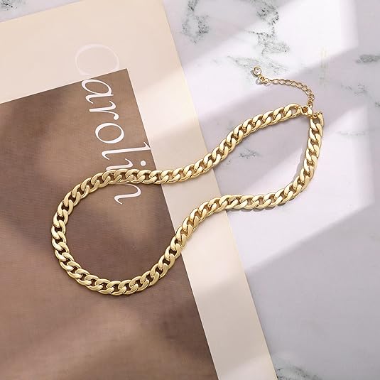 Necklace chunky a maillons cubains