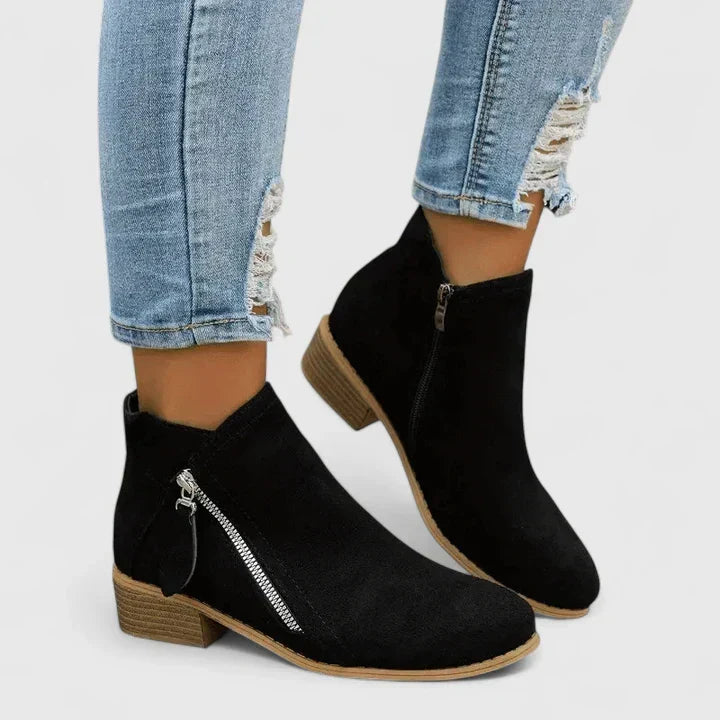 Ilaria | Vintage Design Comfort Boots - Helen & Olivia Manhattan