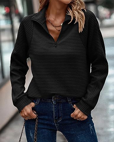 Abigail | Elegant Sweater with Zipper - Grey