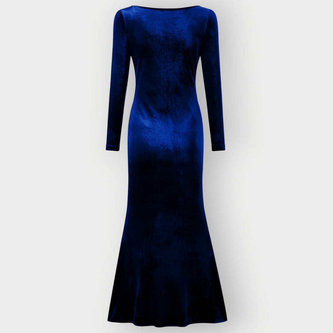 Kryenna | Dress for Evening in Velvet Silhouette Lussuosa